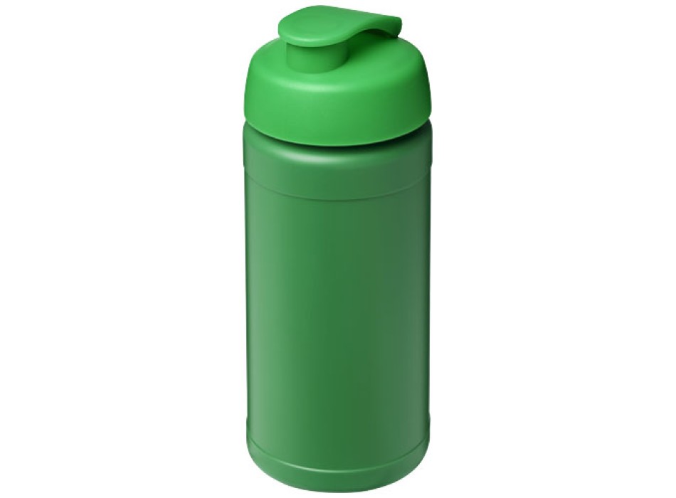 Borraccia sportiva in materiale riciclato con coperchio a scatto da 500 ml Baseline