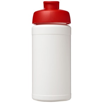 Borraccia sportiva in materiale riciclato con coperchio a scatto da 500 ml Baseline