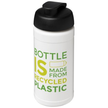 Borraccia sportiva in materiale riciclato con coperchio a scatto da 500 ml Baseline