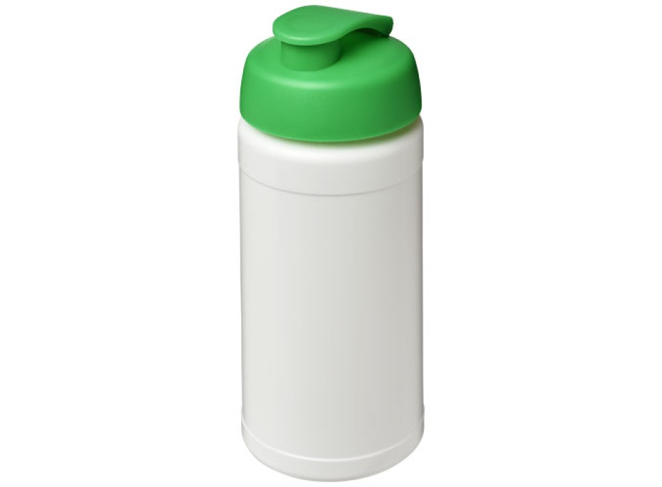 Borraccia sportiva in materiale riciclato con coperchio a scatto da 500 ml Baseline