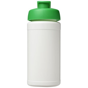 Borraccia sportiva in materiale riciclato con coperchio a scatto da 500 ml Baseline
