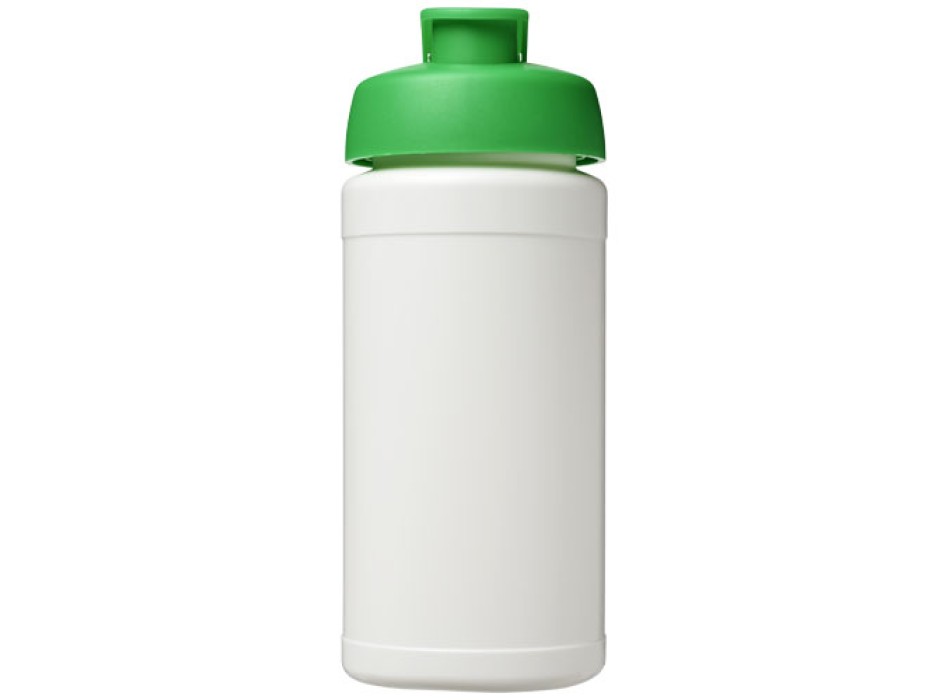Borraccia sportiva in materiale riciclato con coperchio a scatto da 500 ml Baseline