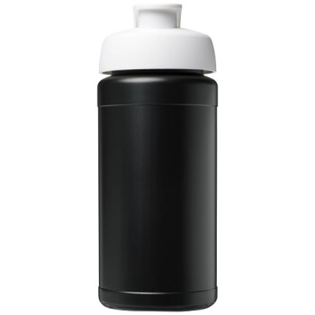 Borraccia sportiva in materiale riciclato con coperchio a scatto da 500 ml Baseline