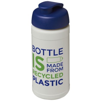 Borraccia sportiva in materiale riciclato con coperchio a scatto da 500 ml Baseline
