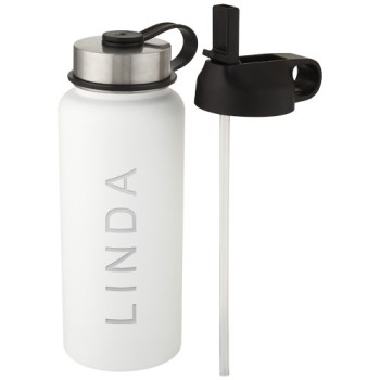 Borraccia sportiva Supra da 1l con isolamento sottovuoto in rame con 2 coperchi