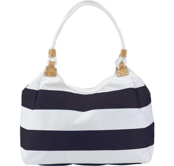 Borsa Tracolla Thirty-One Utility Tote Blu Navy - Organizer Per Spiaggia E Shopping