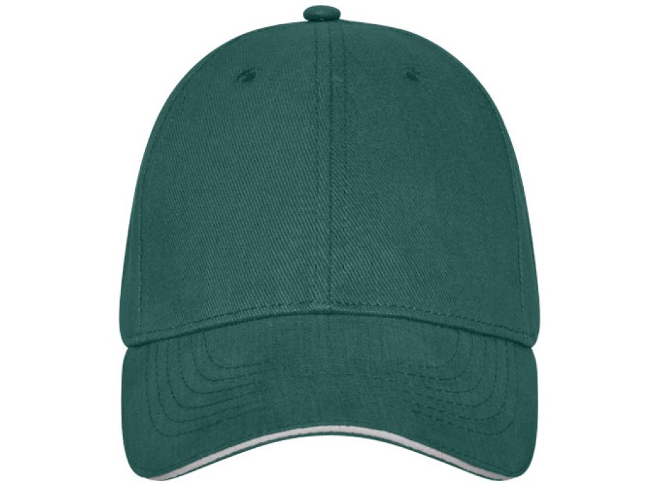 Cappellino Darton a 6 pannelli con visiera a sandwich