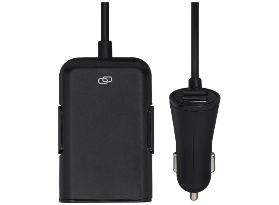 Caricabatterie per auto con 4 porte USB, tecnologia Quick Charge 3.0 ed estensione per i sedili posteriori Pilot