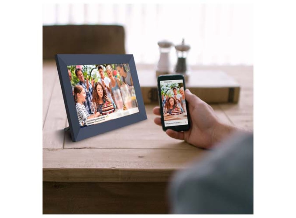 Cornice per foto digitali Wi-Fi da 10" Prixton Prado Frameo