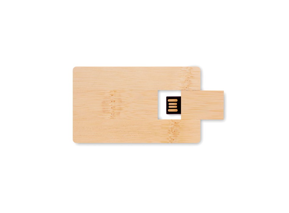 CREDITCARD PLUS - USB in bamboo da 16 GB