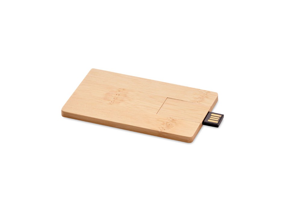 CREDITCARD PLUS - USB in bamboo da 16 GB