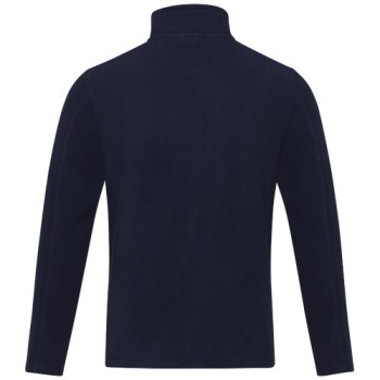 Giacca da uomo in pile con zip integrale in materiale riciclato certificato GRS Amber