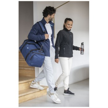 Giacca da uomo in pile con zip integrale in materiale riciclato certificato GRS Amber