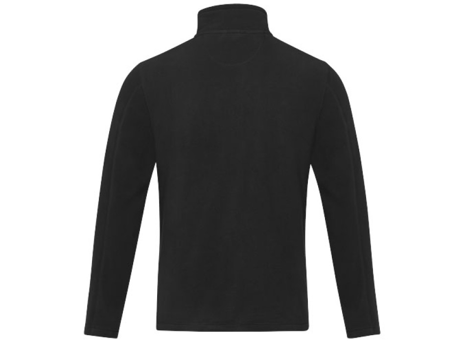 Giacca da uomo in pile con zip integrale in materiale riciclato certificato GRS Amber