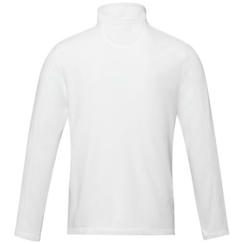 Giacca da uomo in pile con zip integrale in materiale riciclato certificato GRS Amber