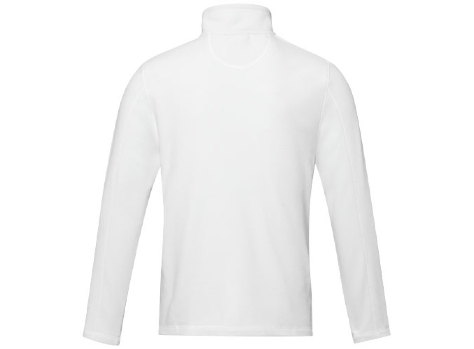 Giacca da uomo in pile con zip integrale in materiale riciclato certificato GRS Amber