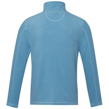 Giacca da uomo in pile con zip integrale in materiale riciclato certificato GRS Amber