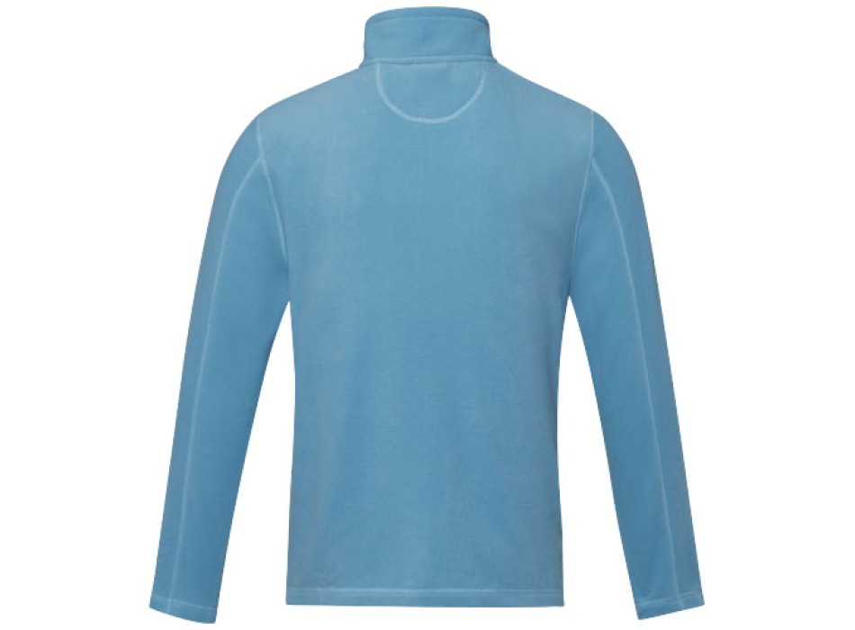 Giacca da uomo in pile con zip integrale in materiale riciclato certificato GRS Amber