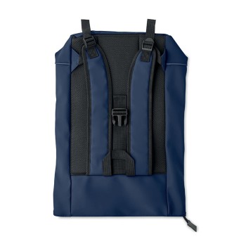 LAPTOSA - Zaino in PU rolltop per laptop