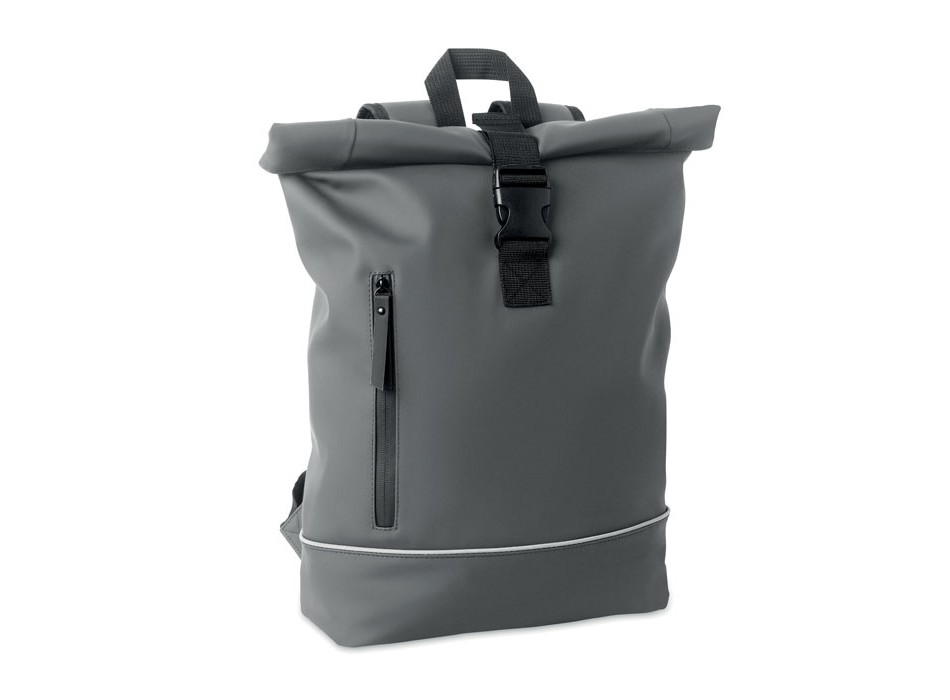LAPTOSA - Zaino in PU rolltop per laptop