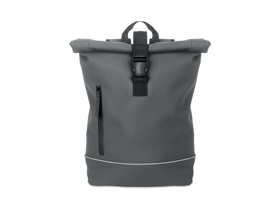 LAPTOSA - Zaino in PU rolltop per laptop