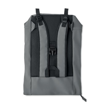 LAPTOSA - Zaino in PU rolltop per laptop