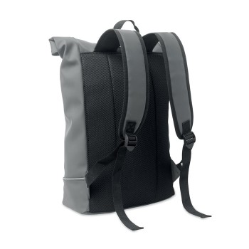 LAPTOSA - Zaino in PU rolltop per laptop