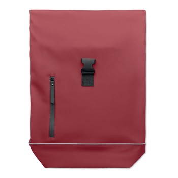 LAPTOSA - Zaino in PU rolltop per laptop
