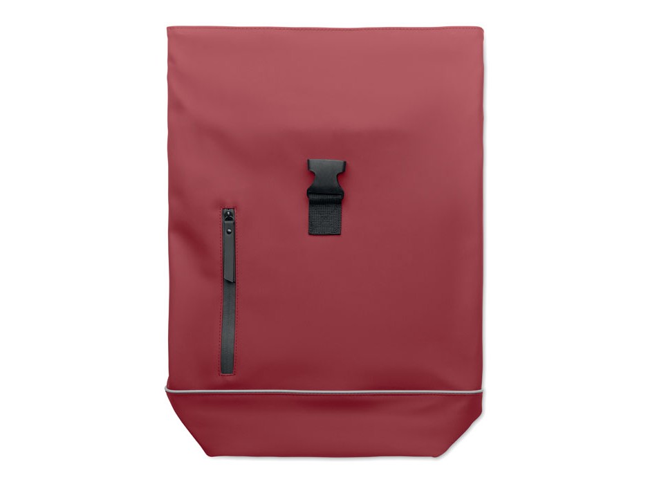 LAPTOSA - Zaino in PU rolltop per laptop
