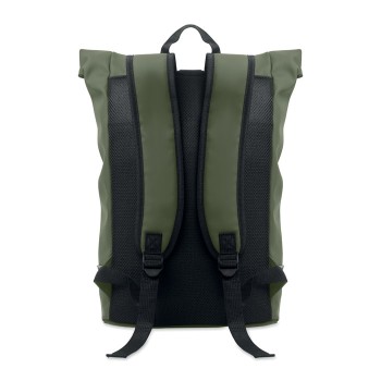 LAPTOSA - Zaino in PU rolltop per laptop