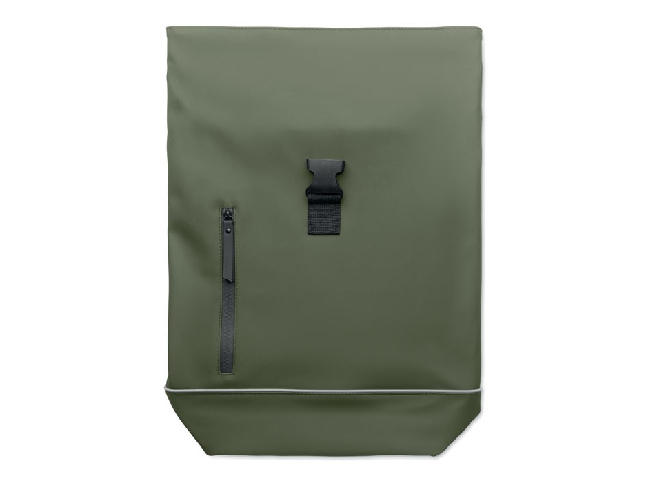 LAPTOSA - Zaino in PU rolltop per laptop