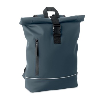 LAPTOSA - Zaino in PU rolltop per laptop
