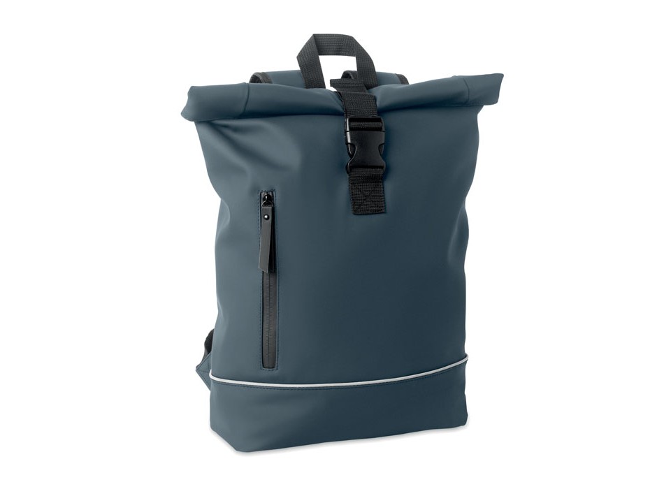 LAPTOSA - Zaino in PU rolltop per laptop