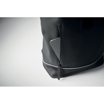 LAPTOSA - Zaino in PU rolltop per laptop