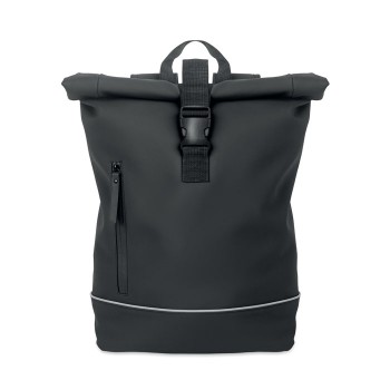 LAPTOSA - Zaino in PU rolltop per laptop