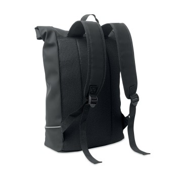 LAPTOSA - Zaino in PU rolltop per laptop