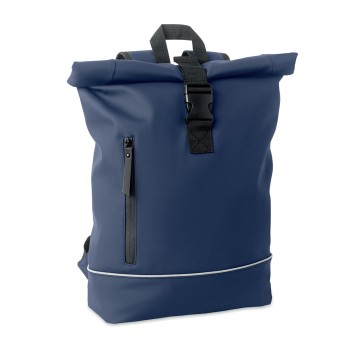 LAPTOSA - Zaino in PU rolltop per laptop