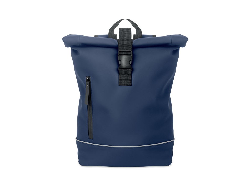 LAPTOSA - Zaino in PU rolltop per laptop
