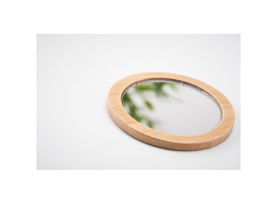 MALAY - Specchio da trucco in bamboo