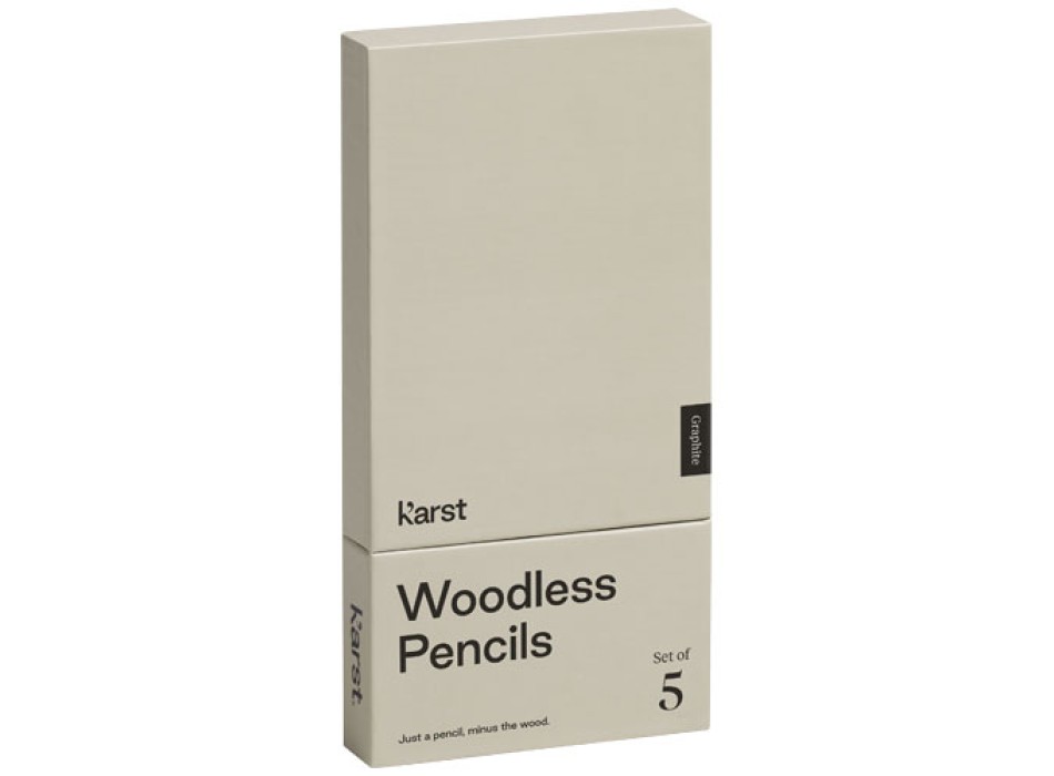 Matite Karst® 2B in grafite senza legno confezione da 5