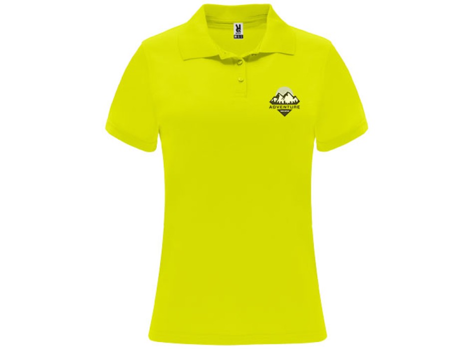 Polo sportiva a maniche corte da donna Monzha