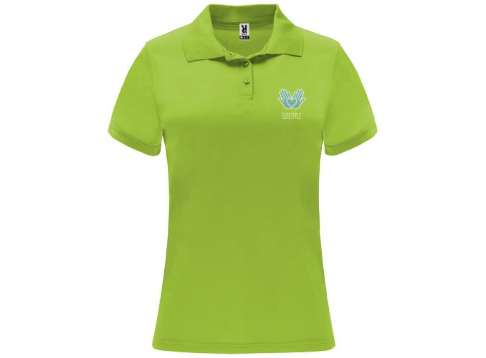 Polo sportiva a maniche corte da donna Monzha