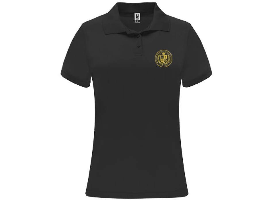 Polo sportiva a maniche corte da donna Monzha