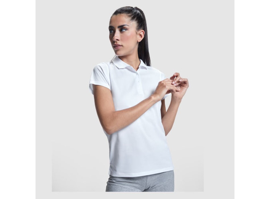 Polo sportiva a maniche corte da donna Monzha