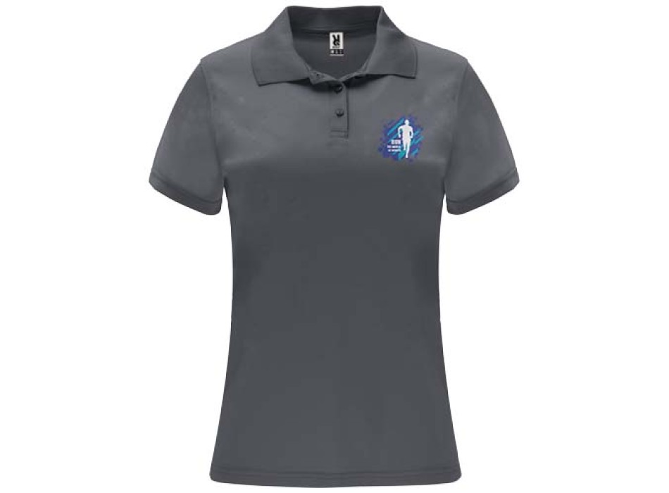 Polo sportiva a maniche corte da donna Monzha