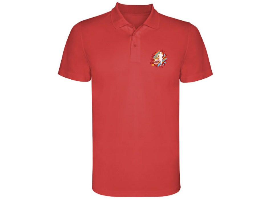 Polo sportiva a maniche corte da uomo Monzha