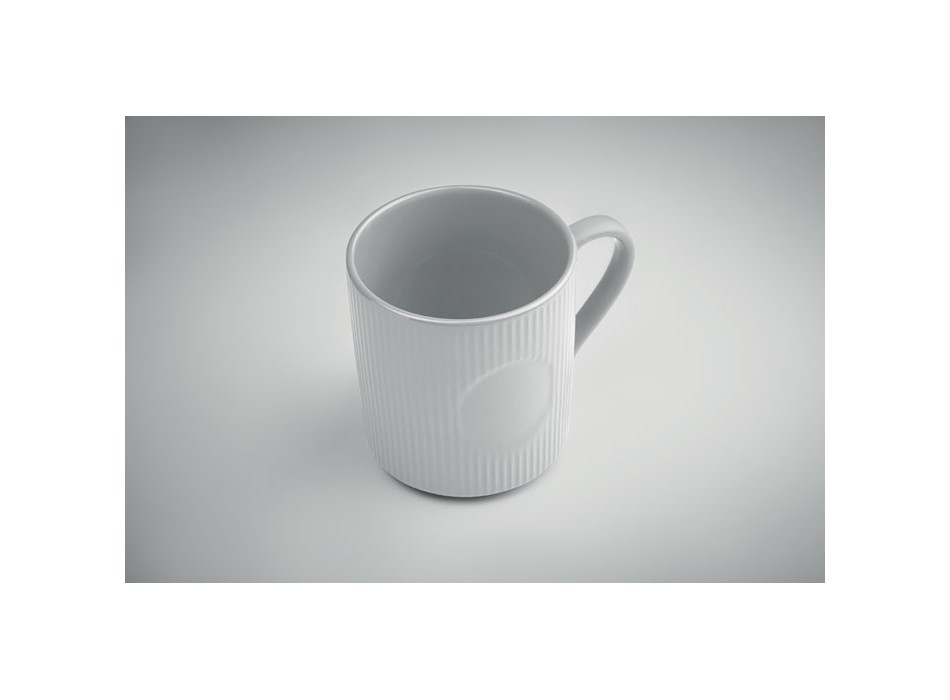 RIBMUG - Tazza in ceramica a coste 340 m