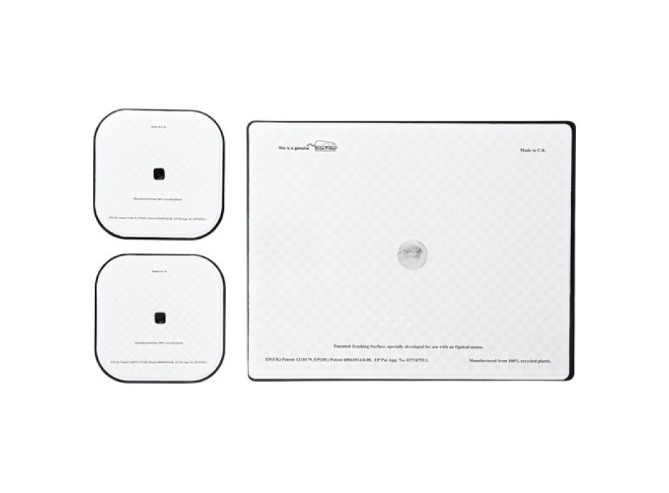 Set Brite-Mat® 3 con tappetino per mouse e sottobicchieri