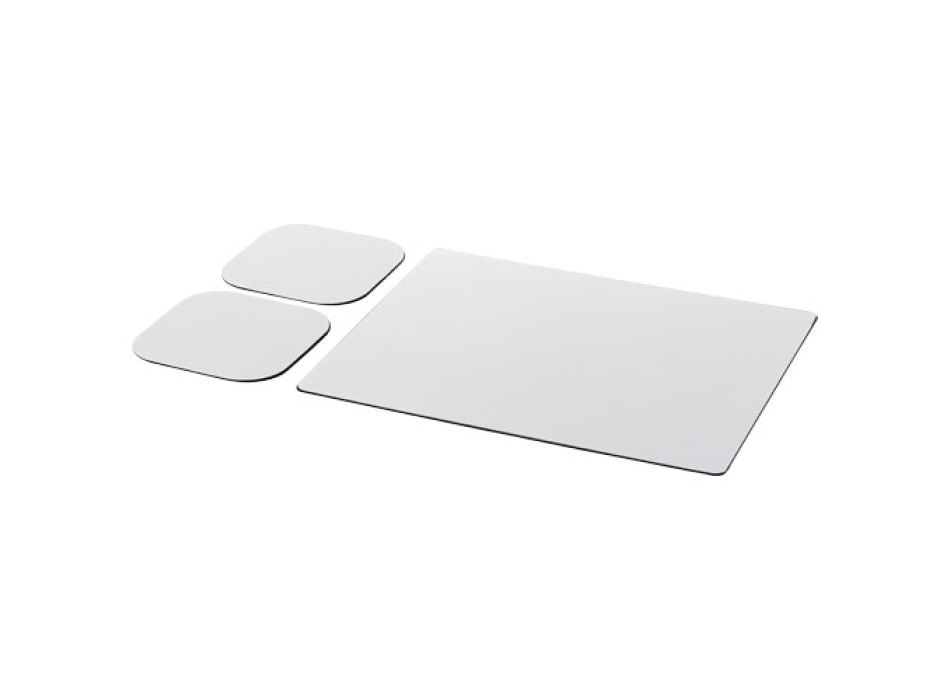 Set Brite-Mat® 3 con tappetino per mouse e sottobicchieri