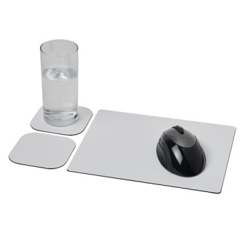 Set Brite-Mat® 3 con tappetino per mouse e sottobicchieri